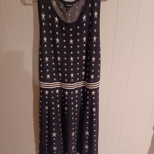Torrid Black & silver dress size 3